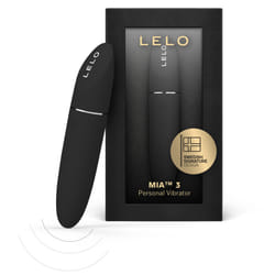 LELO MIA 3 Female Personal Massager, Mini Vibrator Quiet With 8 Pleasure Settings And an Updated Petite Design - Black