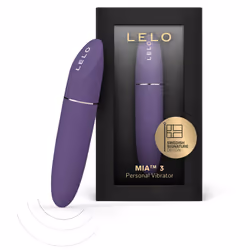 LELO MIA 3 Female Personal Massager, Mini Vibrator Quiet With 8 Pleasure Settings And an Updated Petite Design - Purple