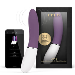 LELO LIV 3 App-Controlled G-Spot Vibrator for Women with 8 Settings, Curved Shape Female Vibrator Sex Toys - Plum