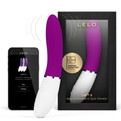 LELO LIV 3 App-Controlled G-Spot Vibrator for Women with 8 Settings, Curved Shape Female Vibrator Sex Toys - Deep Rose