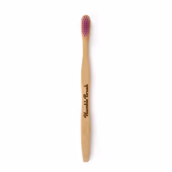 The Humble Co. 16458, Toothbrush, Adult, Pink, Wood, Standard, Bamboo, Nylon-6