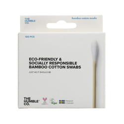 Humble Natural Cotton Swabs - White