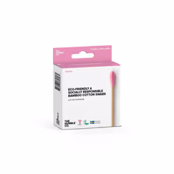 Natural Cotton Swabs | Purple | Biodegradable, Eco-Friendly, Vegan | Perfect for Ears, Makeup, Pet care and Cleaning (1 x 100 ...