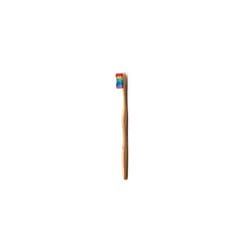 The Humble Co. Bamboo Toothbrush Proud | Soft Bristles | Biodegradable, Eco-Friendly, Vegan for Your Everyday Oral Care, Dentist Approved (1 Pack