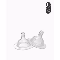 Twistshake Teat, Round, Anti-colic valve, 2 pc(s)