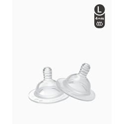 Twistshake Teat bottle nipple Silicone Round