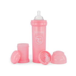 Twistshake Anti-Colic Bottle, Pastel Pink, 330 ml/11 oz.