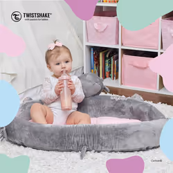 Twistshake Anti-Colic Bottle, Pastel Pink, 330 ml/11 oz. - Additional view 6