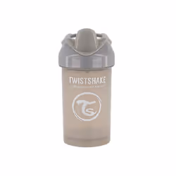 Twistshake Crawler cup, Spout cup, 8 month(s), Grey, Polypropylene (PP), Thermoplastic elastomer (TPE), Boy/Girl, Silicone