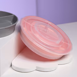 Baby Plate with Airtight Lid - 2 Pack | Divided Plates for Children | BPA-Free Baby Weaning Plate | 3 Parts Food Training Plate | 6m+ Baby feeding