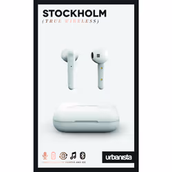 Urbanista Stockholm Headset Wireless In-ear Calls/Music Bluetooth White