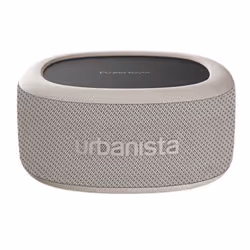 Urbanista Malibu, Wireless, Stereo portable speaker, Grey, Rectangle, Touch, Dirt resistant, Dust resistant, Waterproof