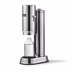 AARKE Carbonator Pro, Stainless steel, Stainless steel, Glass, Compatible with CO2 cylinders from Sodastream (except for Soda ...