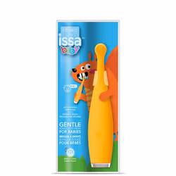 Foreo ISSA baby, Child, Sonic toothbrush, Yellow, 2 min, Soft, Yellow