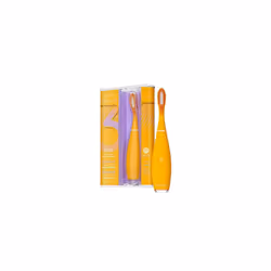 Foreo F9946, Sonic toothbrush, Yellow, Nylon, Polybutylene terephthalate (PBT), Silicone, Ergonomic, Non-slip grip, Silicone, ...