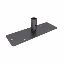Multibrackets M Pro Series - Bolt Down Pole Plate, Base, Floor, 90 kg, Black, Steel, M Pro Series