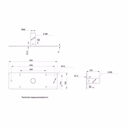 Multibrackets M Pro Series - Bolt Down Pole Plate - Additional view 7