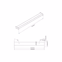 Multibrackets M Pro Series - Wheelbase Supportbar 750mm - Additional view 6