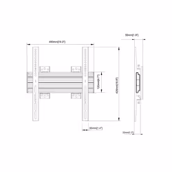 Multibrackets M Wallmount Pro MBW1U 400 Fixed Black - Additional view 6