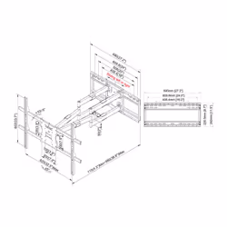 Multibrackets M Universal Long Reach Arm 980mm SD Dual - Additional view 6