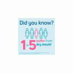 Hydrating Dry Mouth Rinse, Mild Apple Peppermint, Fluoride mouthwash That relieves Dry Mouth Symptoms