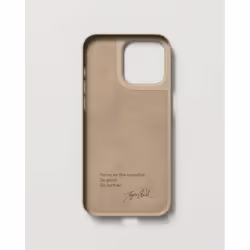 NUDIENT Thin Case mobile phone case 17 cm (6.7") Cover Beige