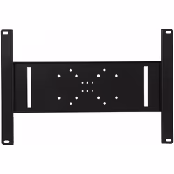 Peerless PLP-V6X6, Wall plate, Black, Steel, 68.2 kg, Wall, 600 x 600 mm
