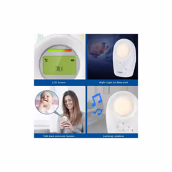VTech Audio Baby Monitor with Room Temp | Night Light | Lullabies