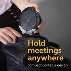 Jabra Speak 510 Wireless Bluetooth Speaker for Softphone and Mobile Phone - Easy Setup, Portable Speaker for Holding Meetings Anywhere