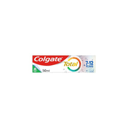 COLGATE Total 7-12 Years Mild Mint Toothpaste For Kids, 50ml - sugar acid shield - protects against cavities - superior protection for their whole mo