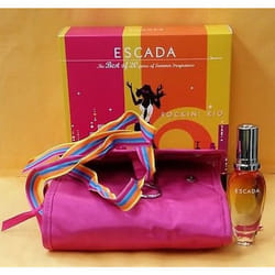 Escada Rockin Rio EDT 30ML SPRAY + BEAUTY POUCH GIFT SET