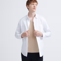 Uniqlo Japan HeaTTech V Neck T  9 4 sleeVes - 09 BLACK/S