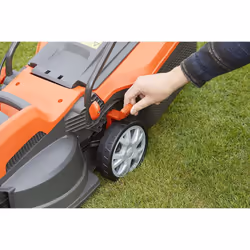 FLYMO Speedi-Mo 360C Rotary Lawn Mower - Orange & Grey, Orange