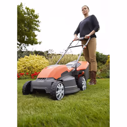 FLYMO Speedi-Mo 360C Rotary Lawn Mower - Orange & Grey, Orange - Additional view 4