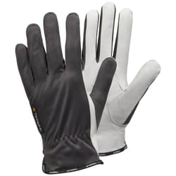 Ejendals TEGERA 114 Workshop gloves Grey, White Latex, Leather, Nylon