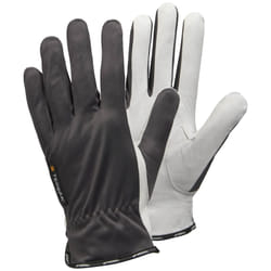 Ejendals TEGERA 114 Workshop gloves Grey, White Latex, Leather, Nylon