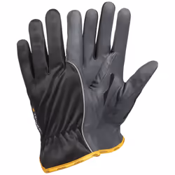 Ejendals TEGERA 9100, Workshop gloves, Black, Grey, Yellow, Adult, Adult, Scratch resistant, Nylon, Polyurethane