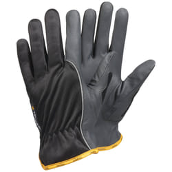 Ejendals TEGERA 9100 Workshop gloves Black, Grey, Yellow Nylon, Polyurethane