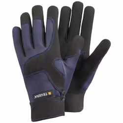 Ejendals TEGERA 320, Workshop gloves, Black, Blue, Adult, Adult, Scratch resistant, Nylon, Polyurethane