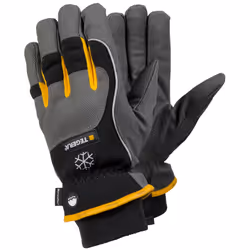 Ejendals TEGERA 9126, Workshop gloves, Black, Grey, Yellow, Adult, Adult, Unisex, Scratch resistant