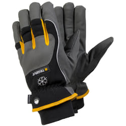 Ejendals TEGERA 9126 Workshop gloves Black, Grey, Yellow Faux leather, Nylon, Polyester, Polyurethane