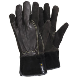 Ejendals TEGERA 32 Workshop gloves Black, Brown Latex, Leather