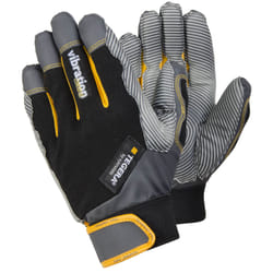 Ejendals TEGERA 9180 Workshop gloves Black, Grey, Yellow Latex, Nylon, Polyester, Polyurethane
