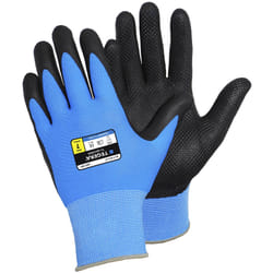 Ejendals TEGERA 887 Workshop gloves Black, Blue Nitrile foam, Nylon