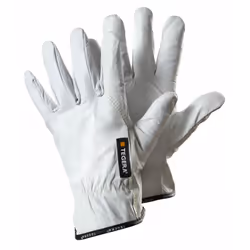 Ejendals TEGERA 640, Workshop gloves, White, Adult, Adult, Latex, Leather