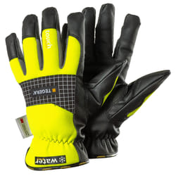 Ejendals TEGERA 9128 Workshop gloves Black, Yellow Nylon, Polyester, Polyurethane
