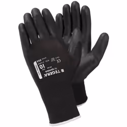 Ejendals TEGERA 866, Workshop gloves, Black, Adult, Adult, Oil resistant, Polyester, Polyurethane