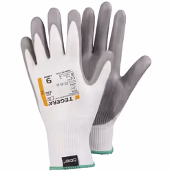 Ejendals TEGERA 430, Workshop gloves, Grey, White, Workshop, Adult, Adult, Unisex