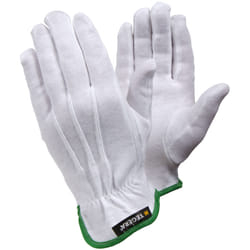 TEGERA 8120 Workshop gloves Green, White Cotton, Elastane
