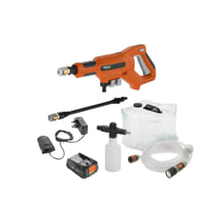 Flymo EasiClean Plus Li pressure washer Compact Battery 200 l/h Black, Orange